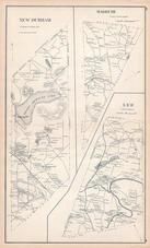 New Durham, Madbury,Lee, New Hampshire State Atlas 1892 Uncolored